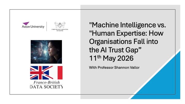 "Machine Intelligence vs. "Human Expertise: How Organisations Fall into the AI Trust Gap”